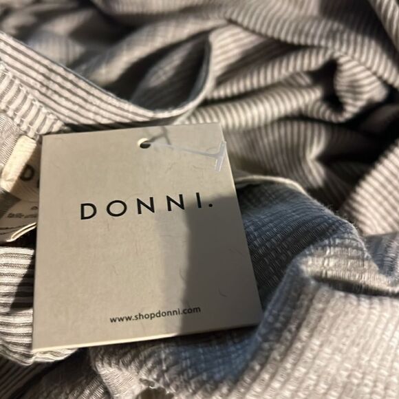 NWT DONNI. Anthropologie Womens Sandwash Cardigan OSFM Ribbed Sweater - Picture 6 of 7